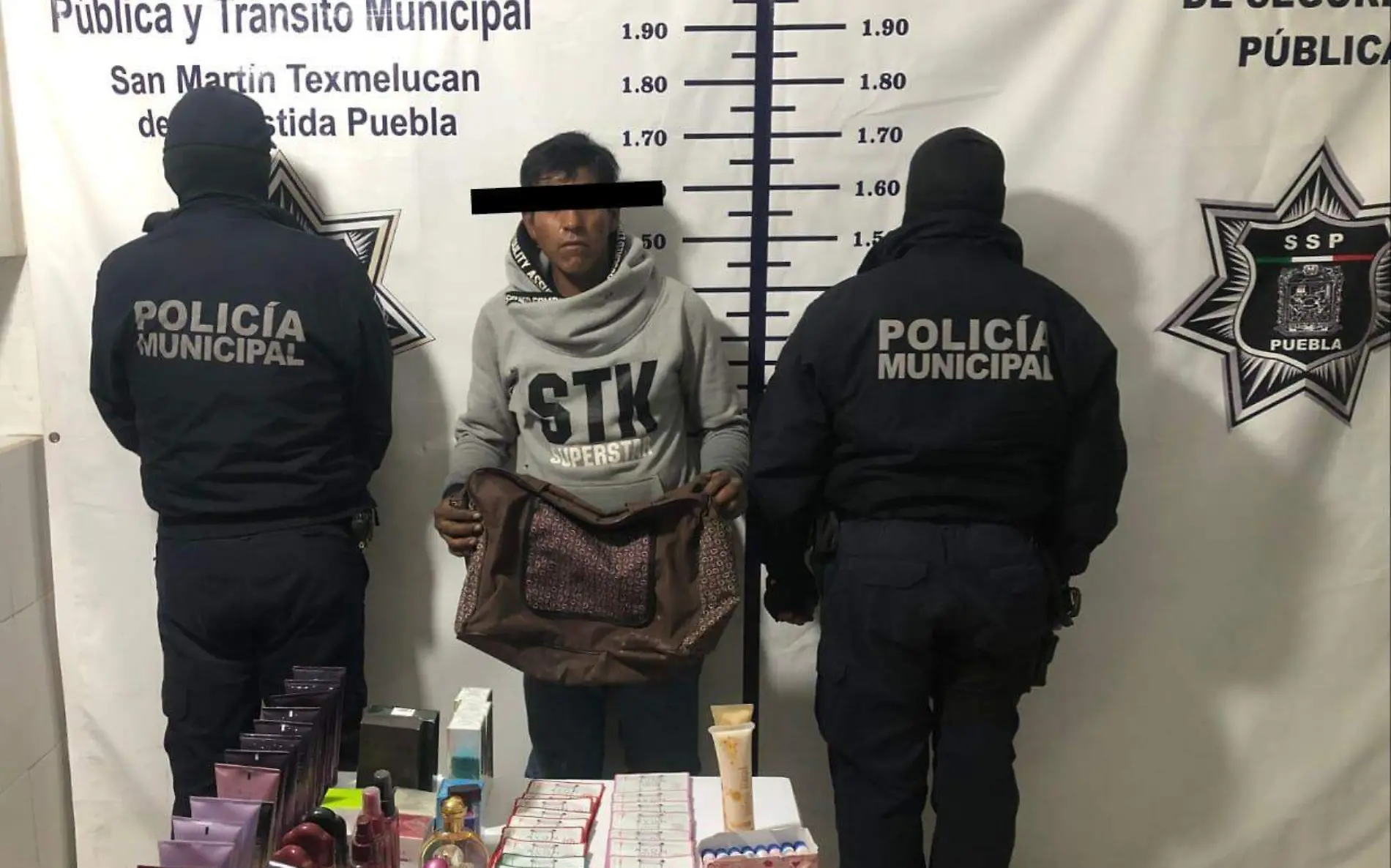 Detenido por robo a comercio Texmelucan 0